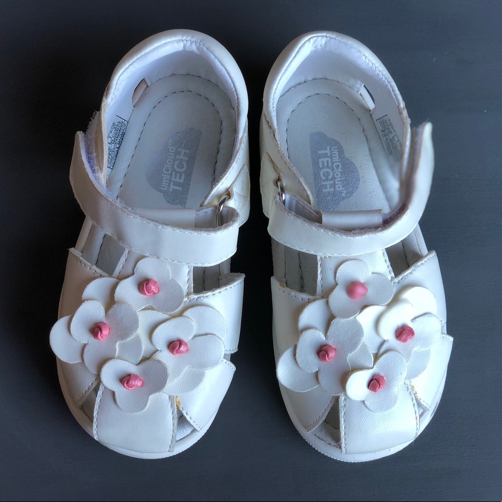UMI White Sandals Infant/Toddler